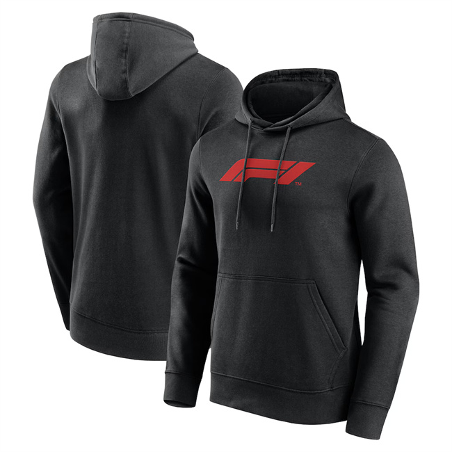 Men's Formula 1 Essentials Small Logo Black Hoodie